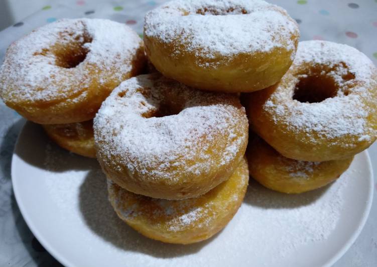 Langkah Mudah untuk Menyiapkan Butternut doughnut alias donat labu kuning, Bisa Manjain Lidah