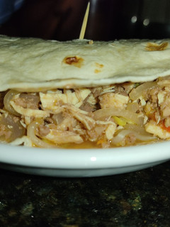 Una foto de Taco con raíces chinas