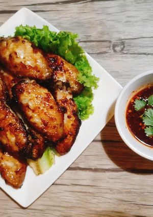 รูปของ ปีกไก่บาร์บีคิว จิ้มแจ่ว