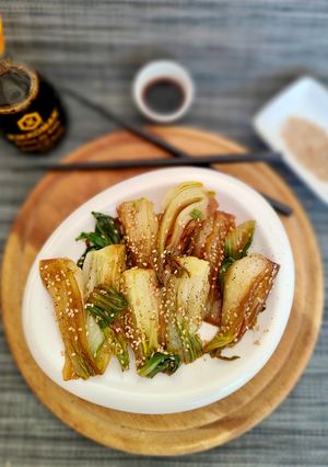 Foto di Pak Choi Piccante in Padella