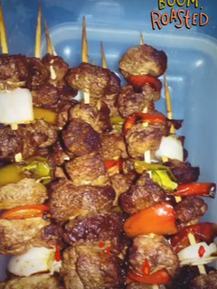 Una foto de Brochetas veggies