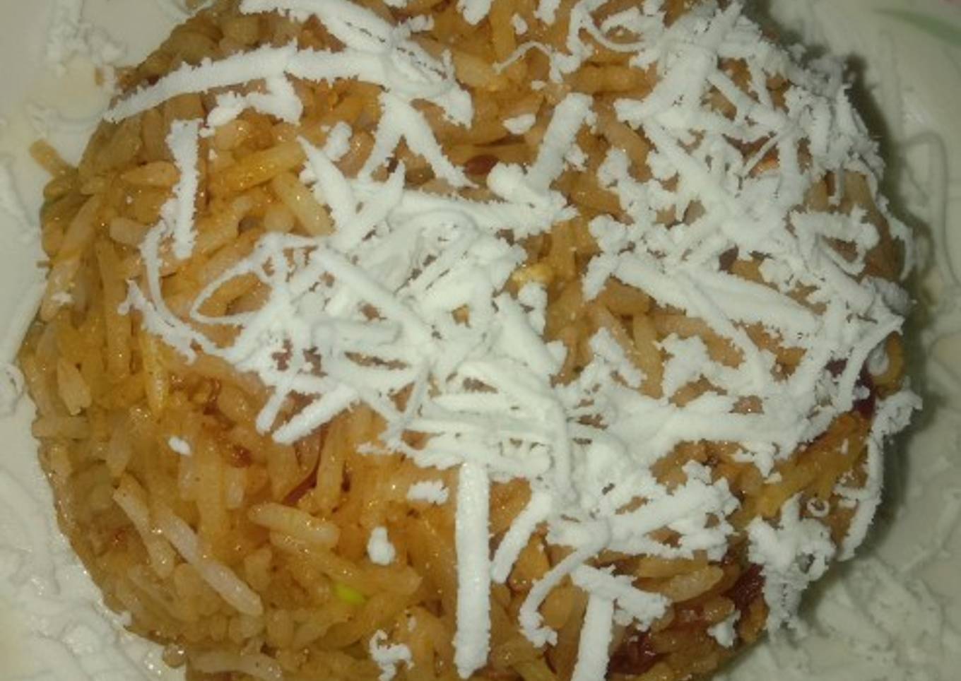 Cheese veg biryani