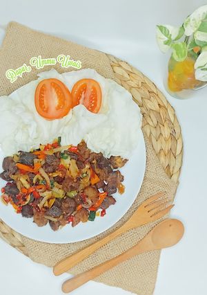 Foto resep Sei sapi bumbu pedas simple dan praktis