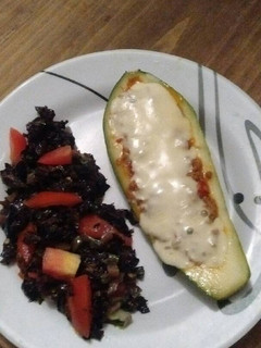Una foto de Zucchini rellenos