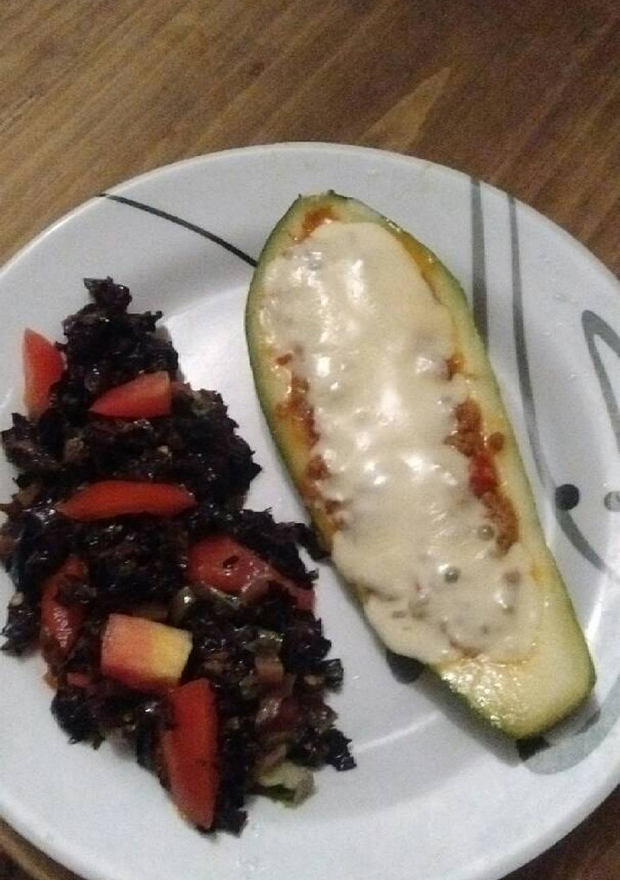 Una foto de Zucchini rellenos
