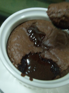 岩漿巧克力蛋糕 Fondant au chocolat 的食譜成品照片
