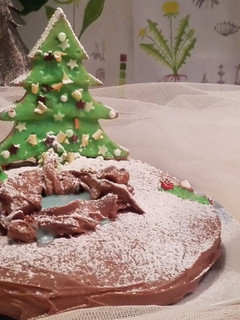 Una foto de Tarta especial Navidad