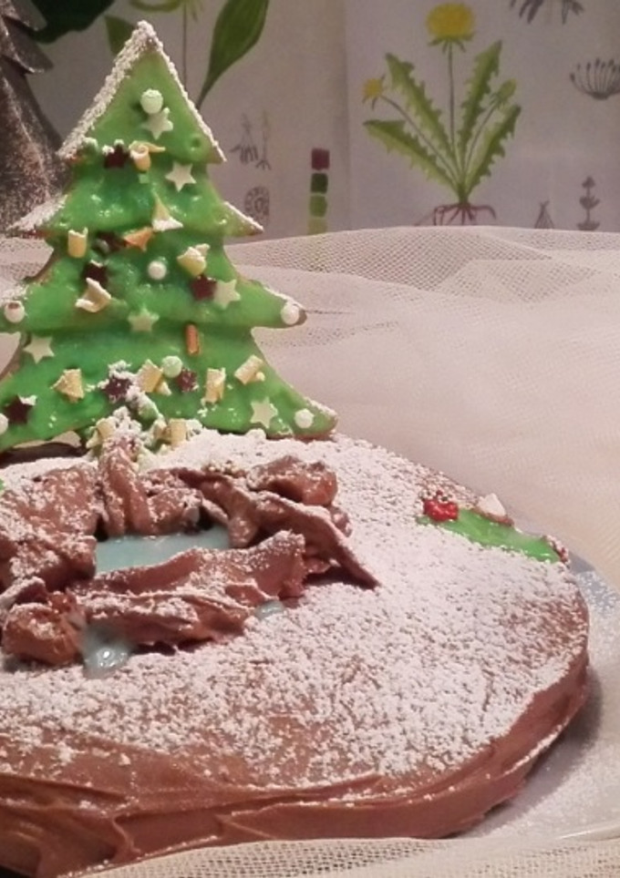 Una foto de Tarta especial Navidad
