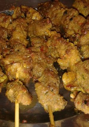 Foto resep Sate kambing bumbu rujak