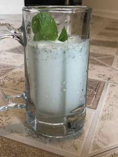 A picture of Aloe Vera Mint Juice.