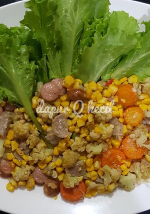 Foto resep 11. Oseng / tumisan Bunga kol dkk 😊😊