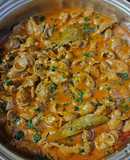 Mollejas de pollo en salsa