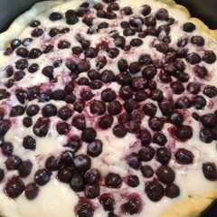 Una foto de Kuchen sureño, arándano