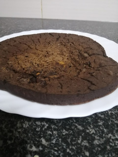 Una foto de Torta vegana al microondas