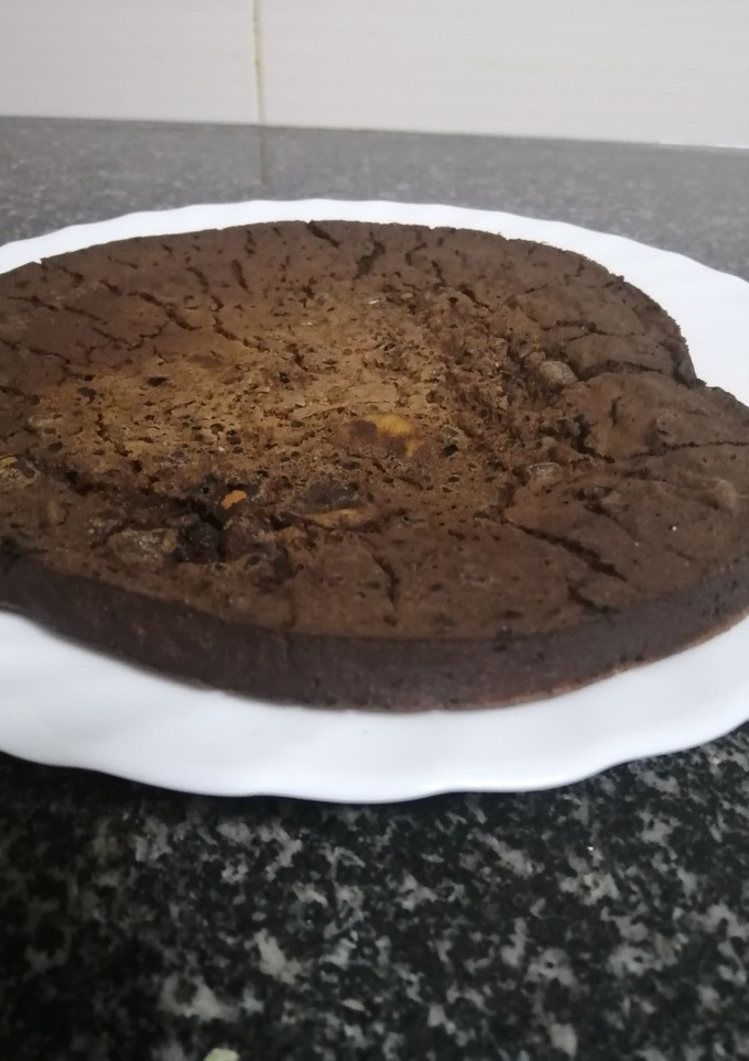 Una foto de Torta vegana al microondas