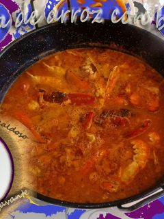Una foto de Arroz caldoso de bogavante