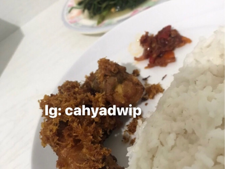 Resep Ayam Goreng Serundeng Anti Gagal