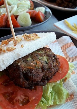 Foto principal de Burger de calabacín y zanahoria
