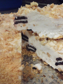 Una foto de Tarta helada. Crocanti con oreo