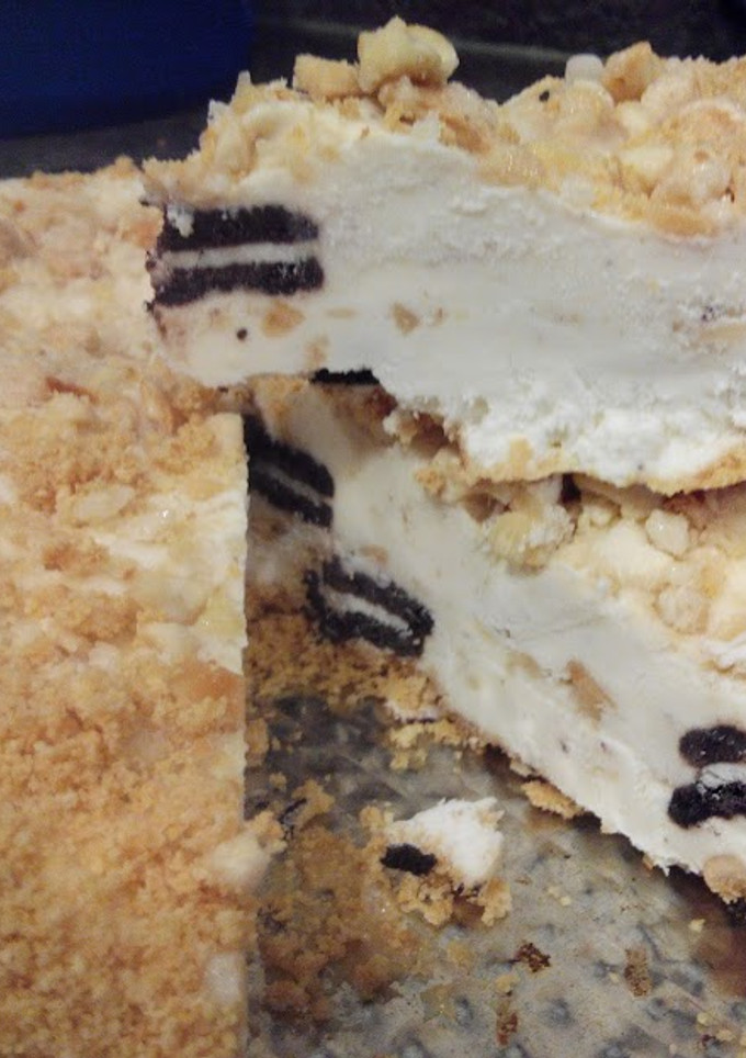 Una foto de Tarta helada. Crocanti con oreo