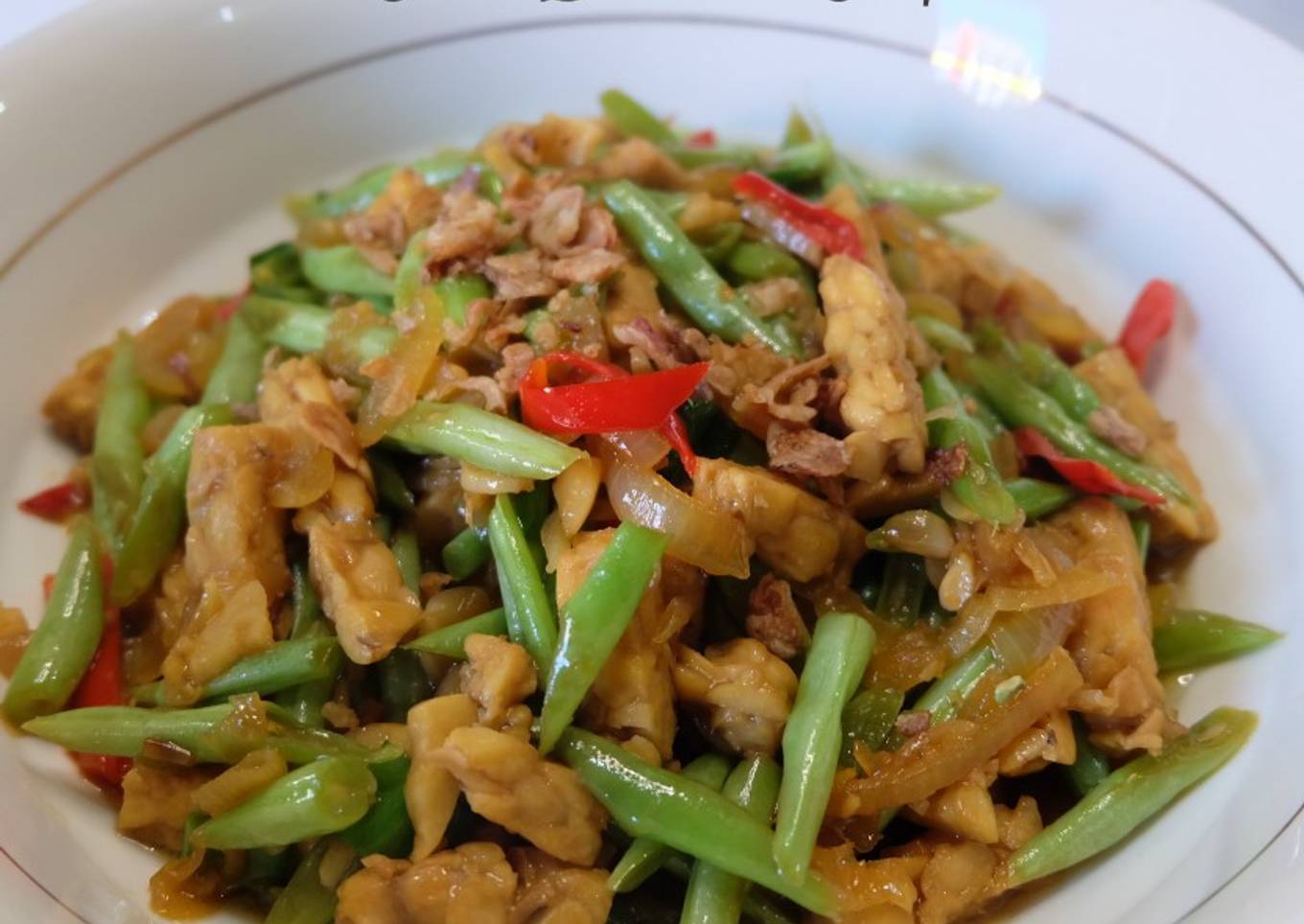 Tumis Buncis dan Tempe