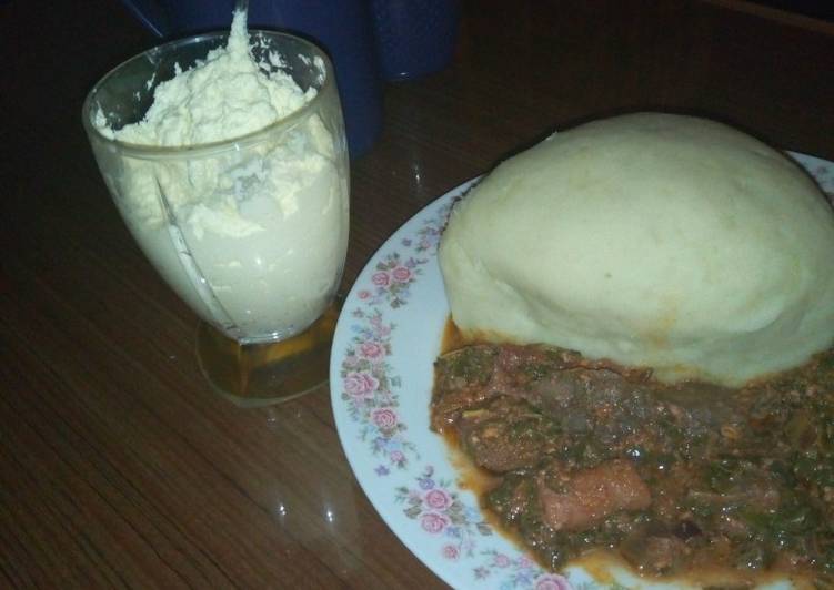Easiest Way to Refreshing Perfect Tuwon semo da miyan Zogale
