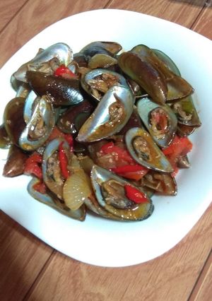 Foto resep Kerang hijau saus padang