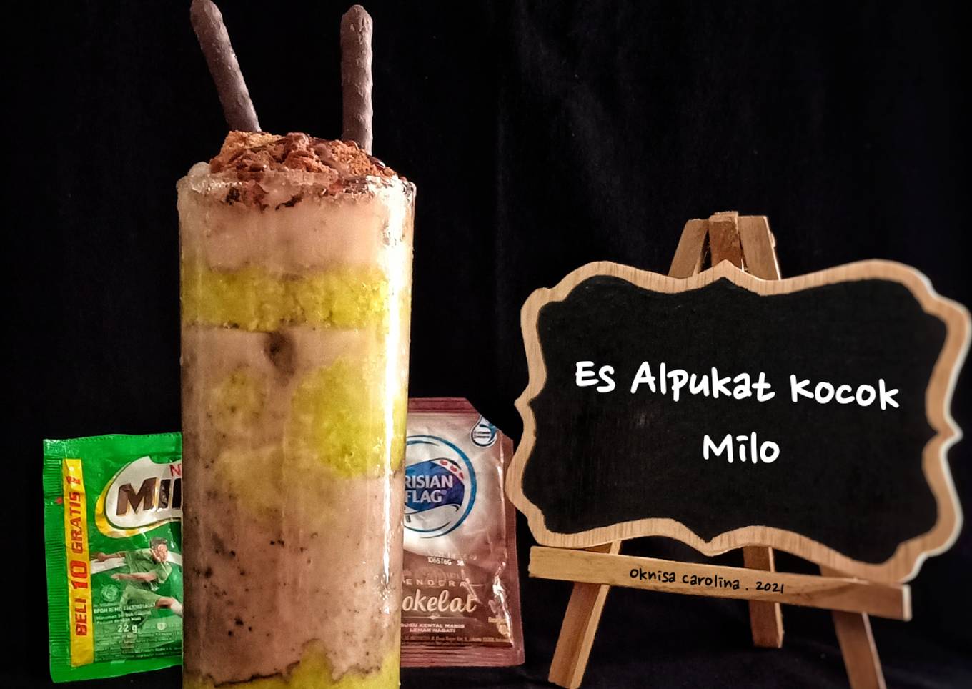 Es Alpukat Kocok Milo