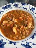 Pochas con carabineros y sepia