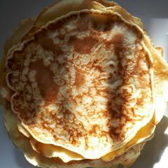 A picture of Pancakes for breakfast.