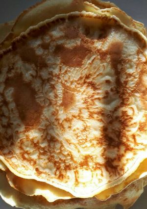 A picture of Pancakes for breakfast.