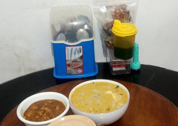 Ayam Teriyaki & Sup Santan Daging Sapi Tahu Wortel