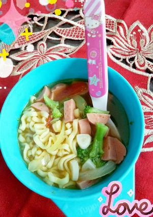 Foto resep Mie tek-tek for toddler