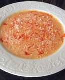 Sopa Crema de Calabazas y Tomates