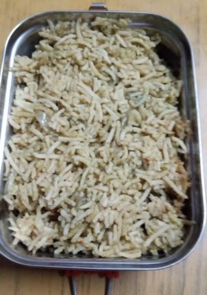 புதினா ரைஸ்(mint rice recipe in tamil) செய்முறை முக்கிய புகைப்படம்