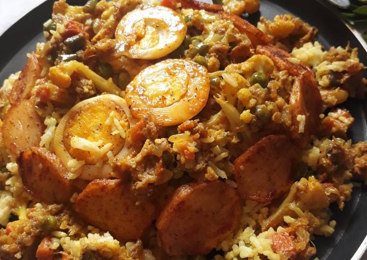 Egg Veg Biryani