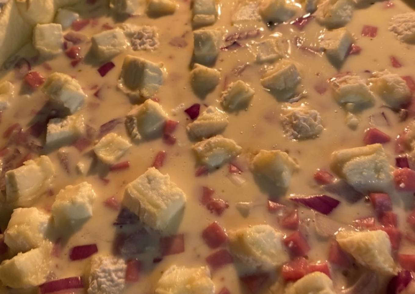 Quiche au jambon et au chèvre