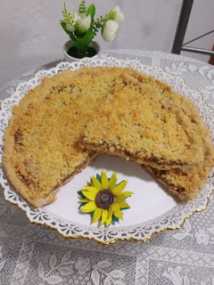 Una foto de Tarta de coco 🥥y dulce de leche