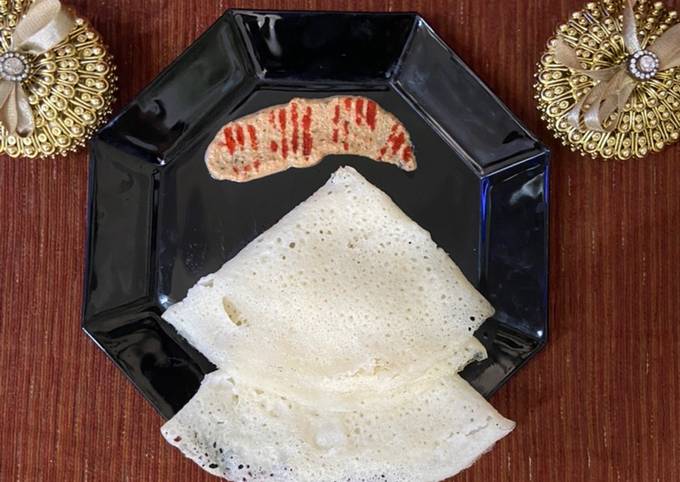 Recipe of Favorite Neer Dosa