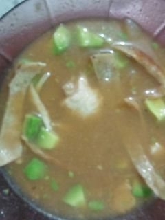 Una foto de Sopa de tortilla