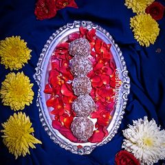 A picture of Rakhi Special Mawa Chocolate Laddu.