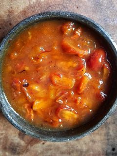 আমসত্ত্ব খেজুরের চাটনি (Amsatto khejurer chutney recipe in Bengali) রেসিপির প্রধান ছবি