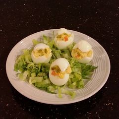 A picture of Deviled Easter Chick Eggs.
