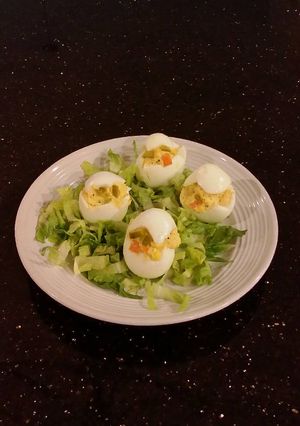 A picture of Deviled Easter Chick Eggs.