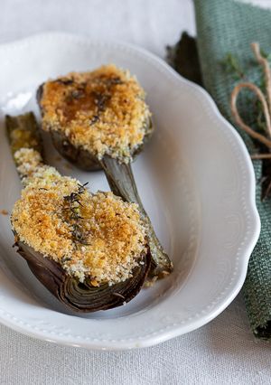 Foto di Carciofi gratin con feta