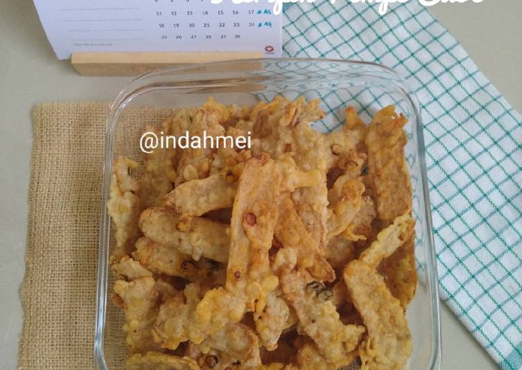 Resep Terbaik Keripik Tempe Cabe Yummy Mantul