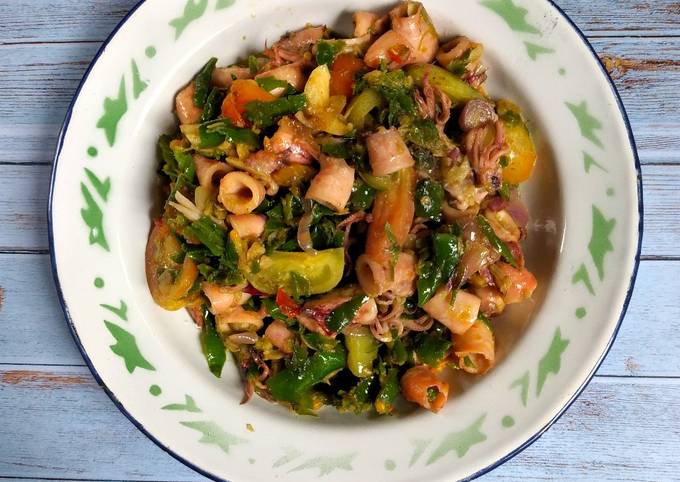 Resep 19. Cumi Asin Cabe ijo Anti Gagal