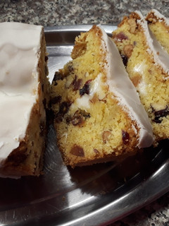 Una foto de Budín Inglés con frutos
