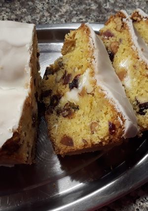 Una foto de Budín Inglés con frutos