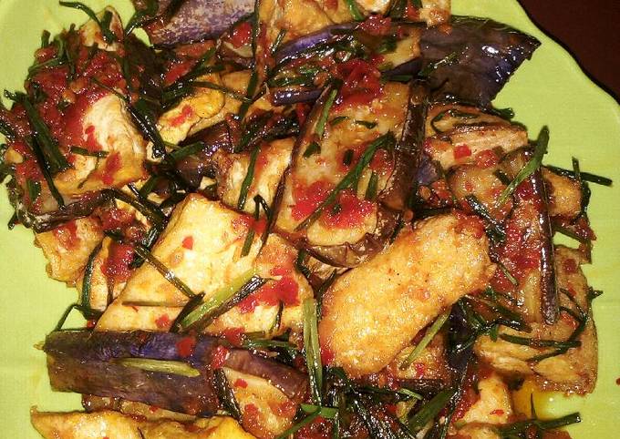 Resep Sambal Balado Terong Tahu Dan Daun Kucai Oleh Martinawati Cookpad